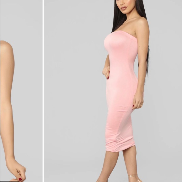 ‘ANNA’ DRESS - BLUSH 💗 - Picture 3 of 4